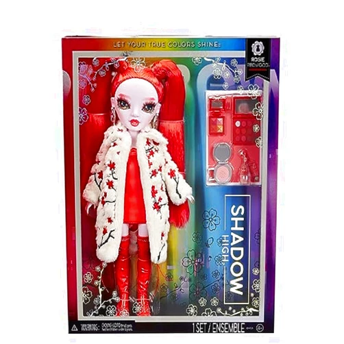 Rainbow High Shadow High Rosie - Red Fashion Doll. Fashionable Outfit, Extra Long Hair & 10+ Colorful Play Accessories. Great Gift for Kids 4-12 Years Old & Collectors