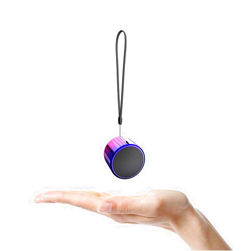 Dosmix TWS Wireless Portable Mini Bluetooth Speakers with Big Sound, Wireless Stereo Pairing, Metal Enclosure, Minimalism Design, Nylon Lanyard for Echo Dot/Android/ipad/iPhone/Laptop