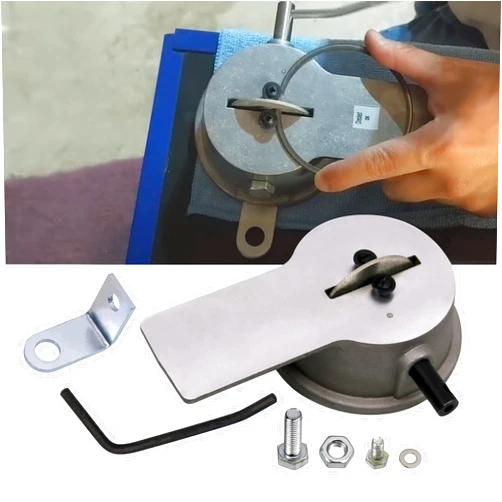 RULLINE Manual Piston Ring Filer 80514 Piston Ring End Cap Filer Tool with 140/170 Grit Grinding Wheel Replaces