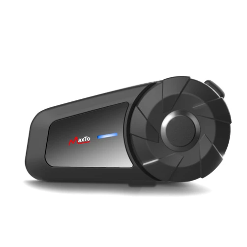 Maxto Motorcycle Bluetooth Headset, MX1 2-Riders 800M universal Intercom Communication Systems, HiFi Stereo Sound/IPX6 Waterproof/Call Music Control, Motorcycle Helmet Speaker-Intercom-Headset(1 pack)