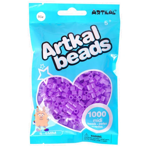 ARTKAL Glow in The Dark Melting Beads 1000 Fusion Beads Compatible with Perler Beads Hama Beads, 5mm Fuse Beads for Art Crafts