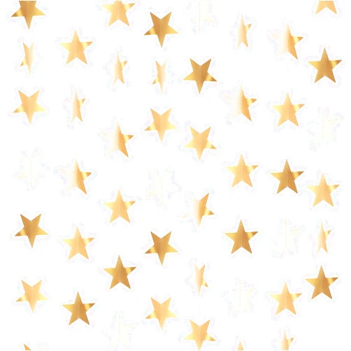 Patelai Glitter Star Garland Banner Decor, 130 Feet Bright Star Hanging Bunting Banner Backdrop for 2024 New Year Graduation Wedding Birthday Party Decor(Champagne Gold)