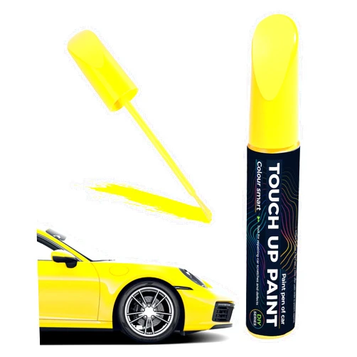 ESEWALAS Paint Pen,Car Accessories Touch Up Paint Pen,Car Scratch Remover Pen,Car Paint Pen,Car Touch Up Paint Pen,Touch Up Paint for Cars,Suitable for All Types of Car Deep And Shallow Scratches (Yellow)