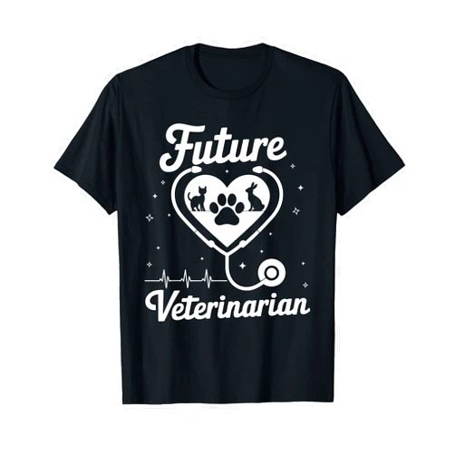 Veterinarian Appreciation Outfits for Women Future Veterinarian Future Vet Veterinary School T-Shirt