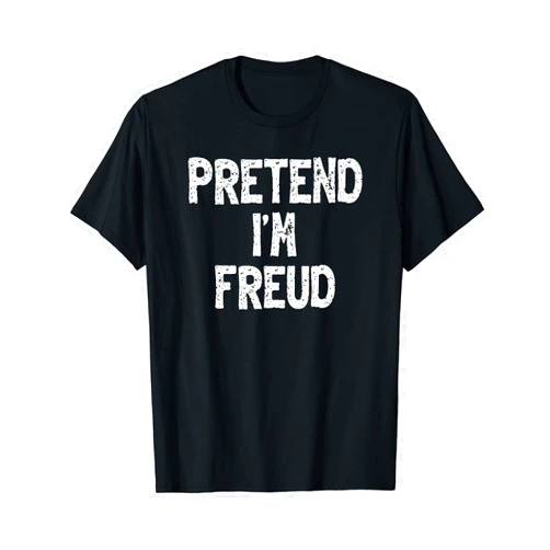 DIY Last Minute Costumes Gifts Pretend I'm Freud Funny Lazy Easy Halloween Costume T-Shirt