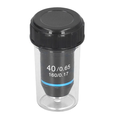 Fafeicy 40X High Magnification Objective, 40X Achromatic Microscope Objective Lens High Magnification 20.2mm Thread for Compound Magnifier Supplies, Tools