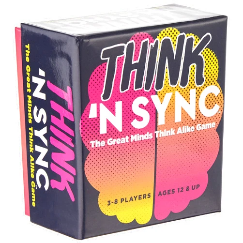 Gamewright - Think 'N Sync - The Great Minds Think Alike Game Card Game