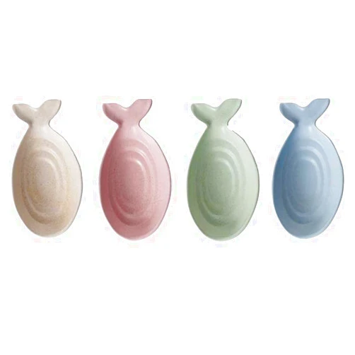 Lskitchen Linshing-Creative Eco-friendly Material Fish Sauces Dishes 4 Pcs