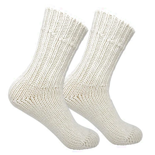 Ecoable Heavy Wool Socks: Pure Organic Virgin Wool Boot Socks, Sizes 6-11.5 for Men and Women