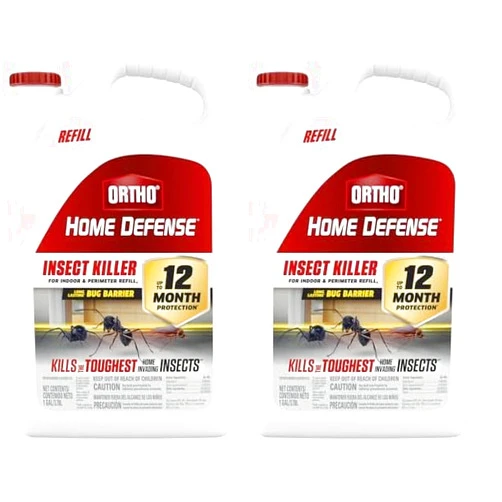 Ortho Home Defense Insect Killer for Indoor & Perimeter Refill2, Controls Ants, Roaches, Spiders, and More, 1 gal. (Pack of 2)