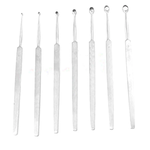 PRECISE CANADA PC Set of 7 Fox Dermal CURETTES 1,2,3,4,5,6,7 MM