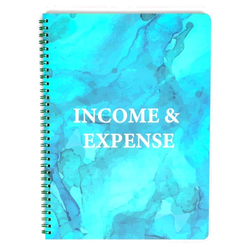 INKNOTE Income and Expense Log Book Business Accounting Ledger Notebook Bookkeeping Record Logbook for Better Money Management 120 Pages 8.27 X 11 Inch