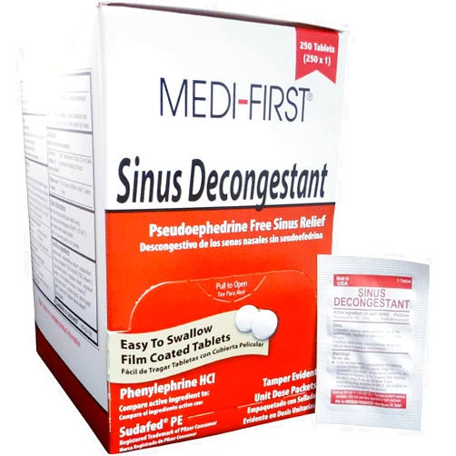 PS Medical Medi-First Sinus Decongestant