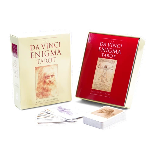 By Caitlín Matthews (Author) Da Vinci Enigma Tarot: (Tarot Kit Box Set with 78 Cards and Guide Book)