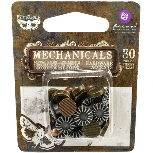 PRIMA MARKETING INC Prima Marketing Finnabair Mechanicals Metal Embellishments-Hardware Accents