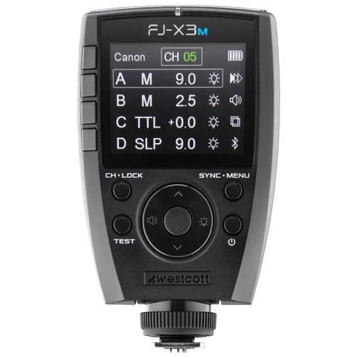 Westcott FJ-X3 M Universal Wireless Flash Trigger with Multi-Brand Camera Mount (Compatible with Canon, Sony, Nikon, Fuji, Panasonic, & Olympus Cameras)