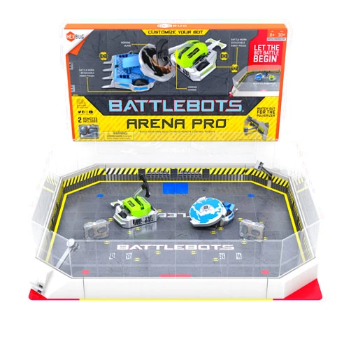 HEXBUG BattleBots Arena Pro, Remote Control Robot Toys for Kids with Over 100 Configurations, STEM Toys for Boys & Girls Ages 8 & Up, Batteries Included