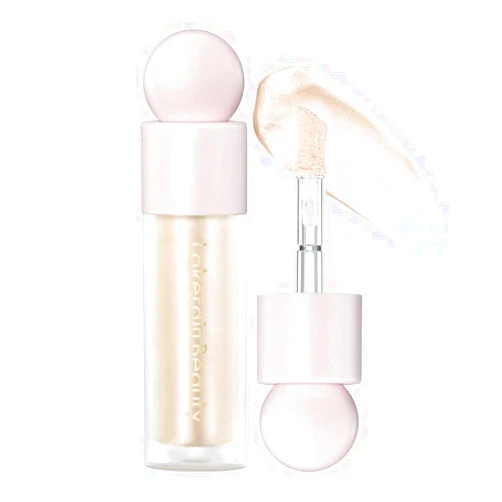 GECOMO Liquid Contour Beauty Wand Face Highlighter Bronzer Makeup Stick, Dewy Finish, Moisturizing Silky Smooth Texture 0.25 Oz/ 7.5ml - 01 MOONLIGHT