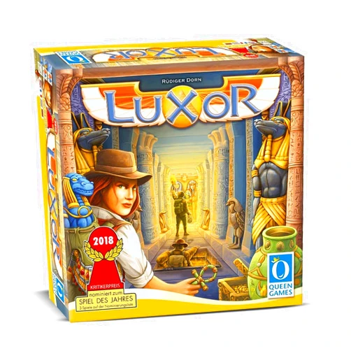 Queen Games Luxor: Family Strategy Board Game for Ages 8+, 2-4 Players