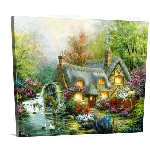 CANVAS ON DEMAND Country Retreat Canvas Wall Art Print by Nicky Boehme, Contemporary, Home Decor, Artwork, 20