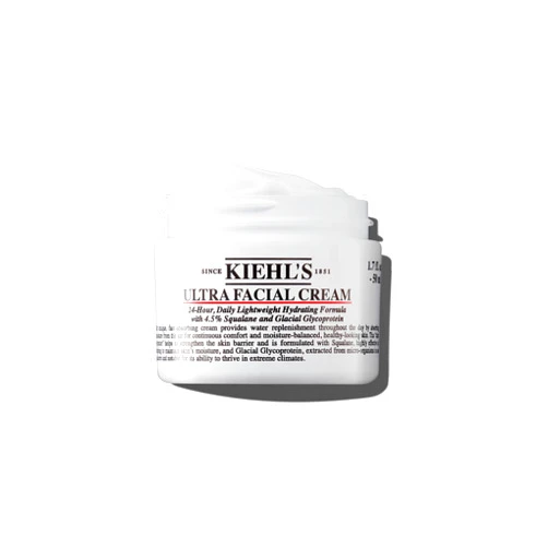 Kiehl's Ultra Facial Cream, with 4.5% Squalane to Strengthen Skin's Moisture Barrier, Skin Feels Softer and Smoother, Long-Lasting Hydration, Easy and Fast-Absorbing, Suitable for All Skin Types