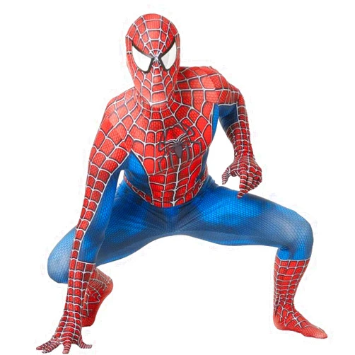 Isobedamai Halloween Cosplay Costume Stretchy Breathable Spandex Adult Full Bodysuit with Removable