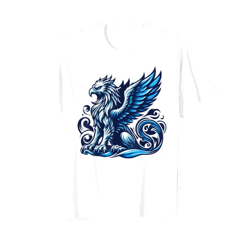 Reading lovers for Funny Vintage Animal pets lover Retro Vintage Griffin Blue Animal Legendary Griffin T-Shirt