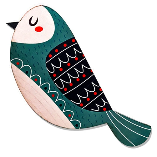 RAG28 Multicolor Wooden Fridge Magnet (FM008)