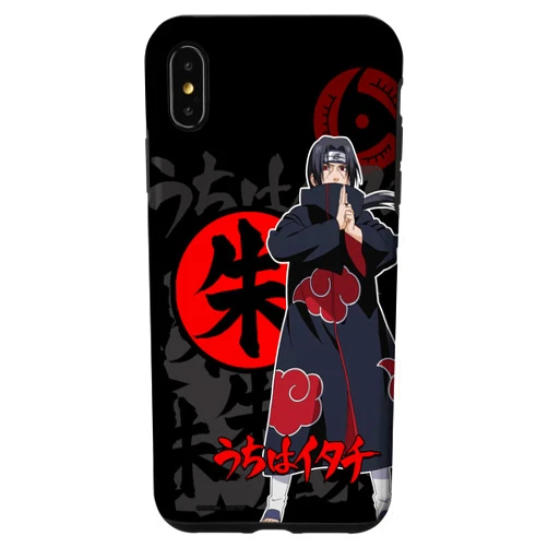 Naruto Shippuden Itachi and Icons Case for iPhone XS Max