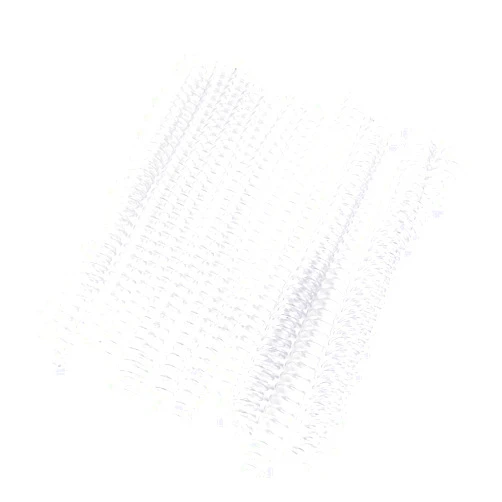 SUNGOOYUE Plastic Binding Ring Spring Spiral Rings for A4 Paper 20pcs 30 Hole Loose Leaf (19mm*30 Holes Transparent 20 Strips)