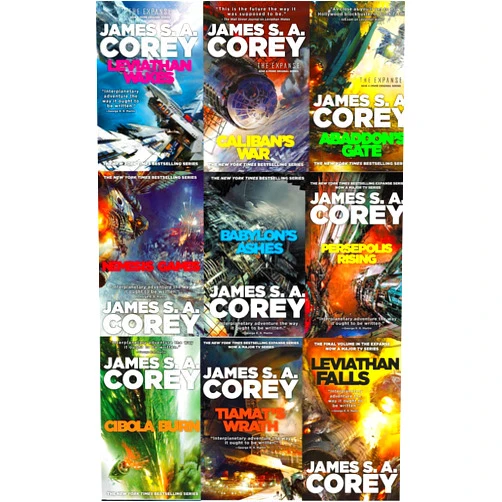 By James S A Corey (Author) James S A Corey Expanse Series 9 Hardcover Collection Set (Leviathan Wakes, War, Abaddon's Gate, Cibola Burn, Nemesis Games, Babylon's Ashes, Persepolis Rising, Tiamats Wrath, Leviathan Falls)
