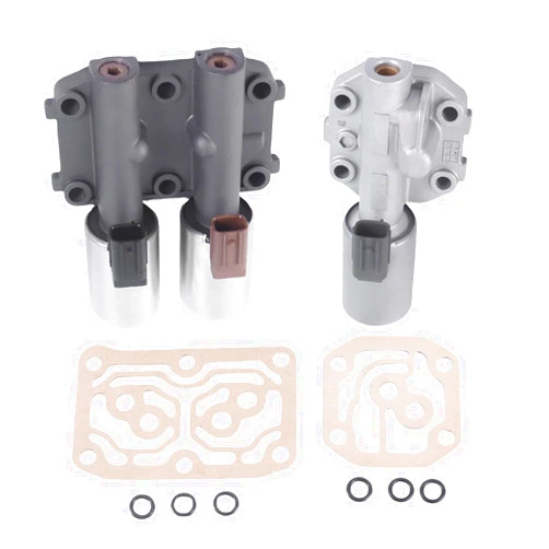 Bulubiu 28260-PRP-014 Transmission Dual Linear Shift Solenoid Valve with Gasket Fit for 2003-2007 Accord CR-V Acura Replace OE 28250-PRP-003