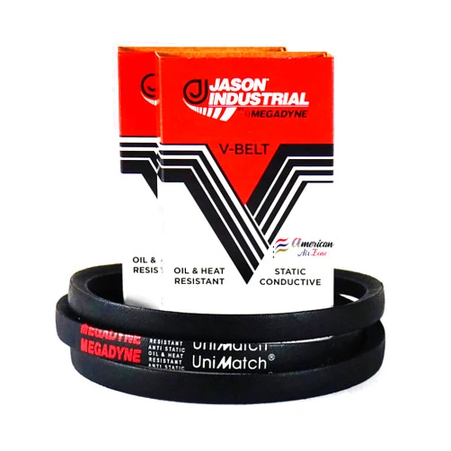 Jason Industrial Megadyne - Jason Industrial V Belt - A59-4L610 – (Pack of 1) – Wrapped V-Belt - 61 Inch Length - 1/2 Inch Top Width - 11/32 Inch Thick