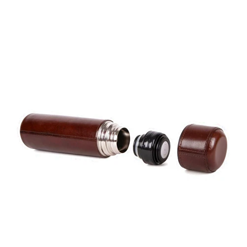 The ExoticX QUALITY HANDICRAFT SERVICES The ExoticX Leather Water Bottle Cover Case Holder for Men Women Home Décor Gifts