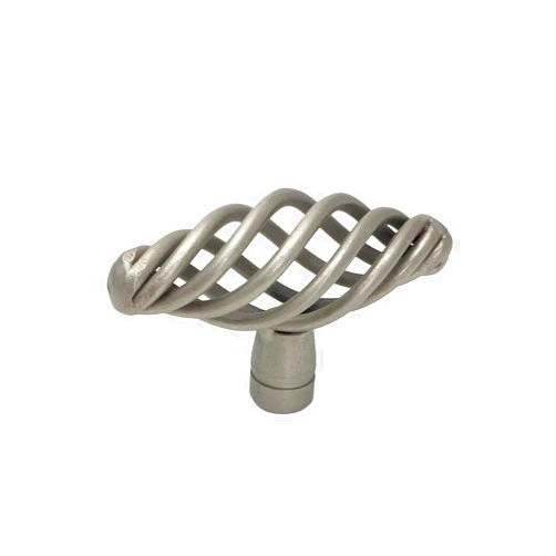 COLESTER DIRECT BUILD SMART. SPEND LESS. Colester Direct Kitchen Cabinet Hardware Drawer Knob Birdcage (10, Satin Nickel)