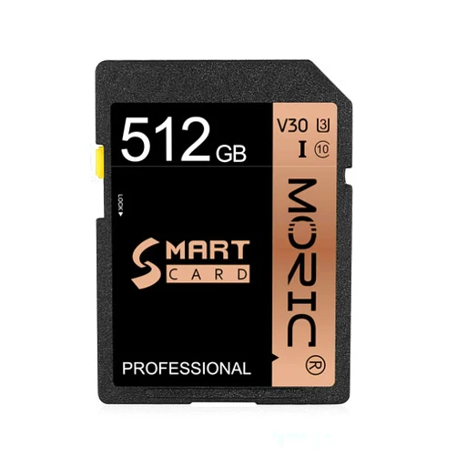 MORIC 512GB SD Card Class 10 High Speed Security Digital Flash Memory Card Class 10 for Camera,Videographer&Vlogger