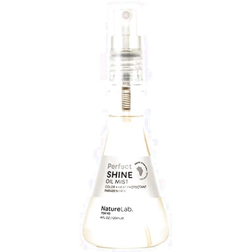NATURELAB. TOKYO Perfect Shine Oil Mist: Hair Oil Mist to Moisturize, Protect, and Reveal Immense Shine I 4 FL OZ / 120ml