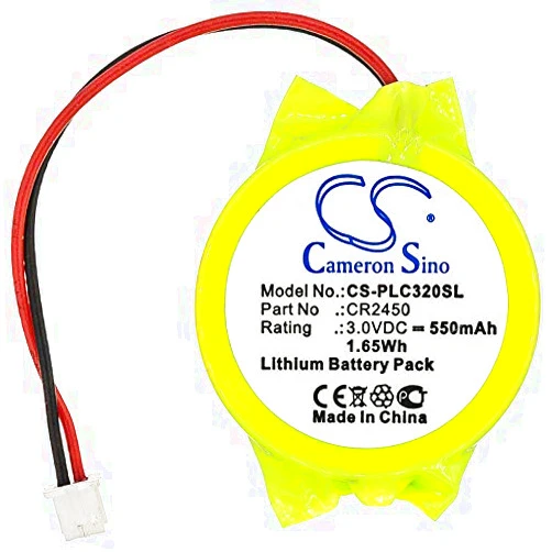 DRAWBELL Battery for P‘anasonic FP-X Series Controllers,GT32 Display,GT32M Display,GT32T Display Part NO AFPX-Batt,CR2450 (550mAh/3.0V)