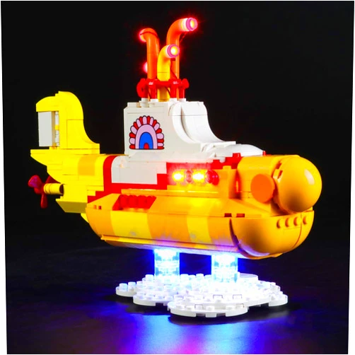 BRIKSMAX Led Lighting Kit for Yellow Submarine - Compatible with Lego 21306 Building Blocks Model- Not Include The Lego Set