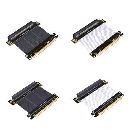 ADTLINK ADT-Link PCIe x16 to x16 Adapter for Graphics Video Cards Extension Shielded Extreme Vertical Mount Gaming PCI Express gen4 (20cm, R33SF-BK 4.0)