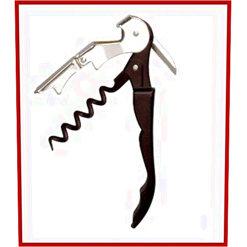 SATOHA Pulltap's Professional Double-hinged Waiter's Corkscrew with Pulltap's Logo.