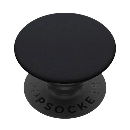 Matte Black Grippies Matte Black Pop Socket PopSockets PopGrip: Swappable Grip for Phones & Tablets PopSockets Adhesive PopGrip