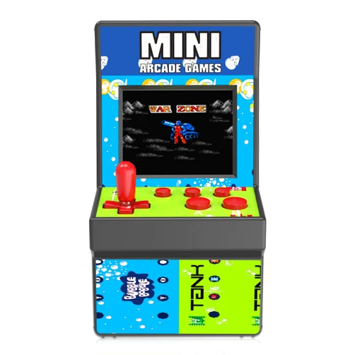 E-MODS GAMING Mini Arcade Games 2.8'' Large Screen Preloaded 200 Classic Mini Handheld Arcade Game Machine for Kids,AA Battery