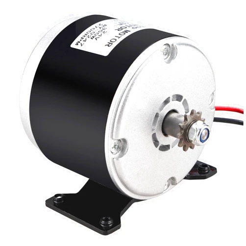 Yaegoo DC 24V 350W 2700RPM Permanent Magnet Electric Motor Small Brushed for Wind Turbine, Scooter Drive Speed Control