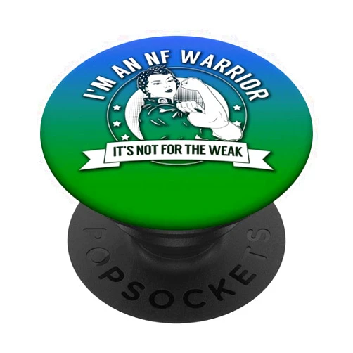 The Unchargeables NF Warrior NFTW - Neurofibromatosis Awareness PopSockets PopGrip: Swappable Grip for Phones & Tablets