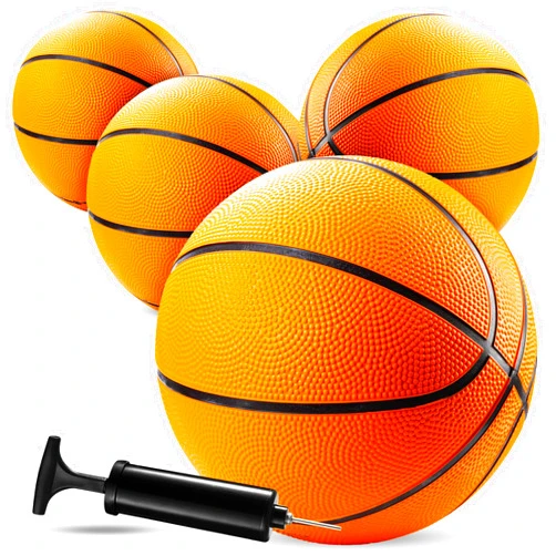 Bedwina Mini Basketball - 7 Inch, Size 3 - Mini Hoop Outdoor Basketball Set & Indoor, for Small Basketball Hoops & Pool Basketball Parties - Kids Basketball Party Favors for Kids Arcade Basketball
