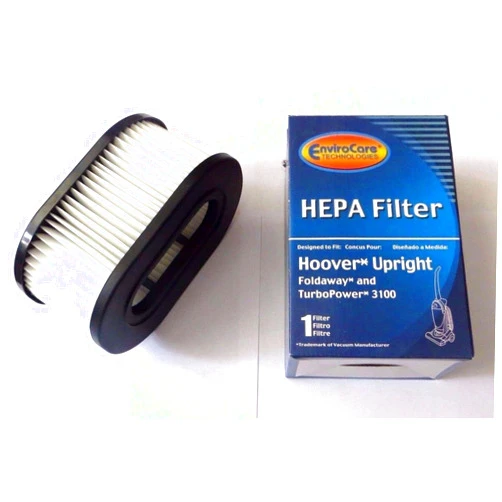 EnviroCare Replacement HEPA Filtration Vacuum Cleaner Filters Designed to Fit Hoover Fold Away Turbo Power 3100 HEPA Pleated Filter, Upright, Bageless, Widepath Vacuum Cleaners 1 Filter