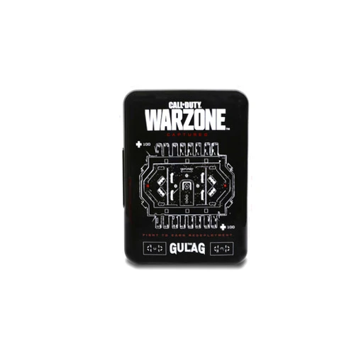 Orbit Innovations Call of Duty - Mini Fridge, Small Cooler for Drinks & Snacks, Dorm Room Essentials with LED Lighting (6 Cans, Warzone Black), WM-MIN6-COD