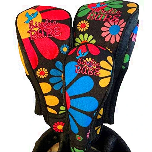 Birdie Babe Golf Club Head Covers Woodstock Flowered Ladies Set of 3
