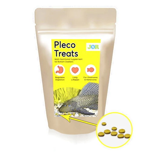 JOR Sinking Wafer, Disc-Shaped Food for Bottom Feeders, Strengthens Overall Development, Supports Better Digestion, 2.8 oz. per Pack